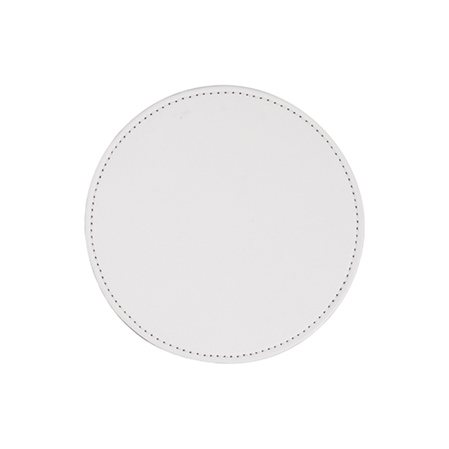 HPN SubliCraft 3.75" Round Sublimation PU Leather Coaster - HeatPressNation