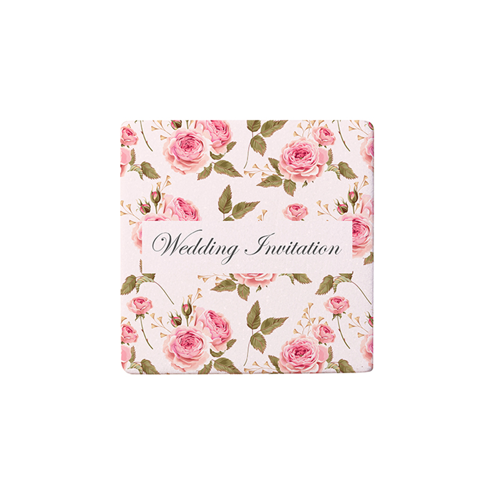 HPN SubliCraft Square Sublimation Marble Coaster with Cork