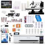 Epson SureColor F570 24" Pro Sublimation Printer 8-in-1 Mug Press and 16" x 20" Swing Away Press Bundle