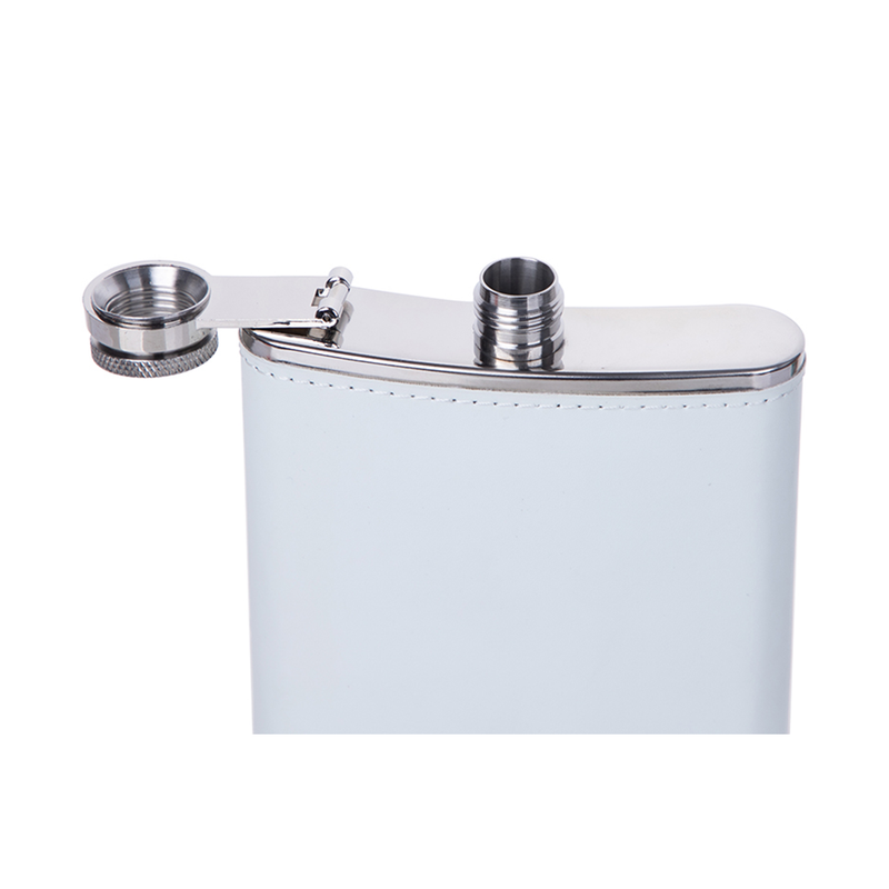 HPN SubliCraft 8 oz. Stainless Steel Flask with Sublimation PU Cover