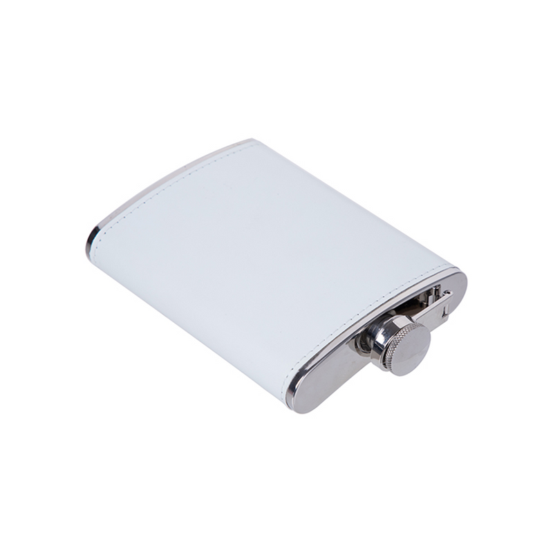 HPN SubliCraft 8 oz. Stainless Steel Flask with Sublimation PU Cover