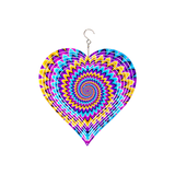 HPN SubliCraft Heart Sublimation Aluminum Wind Spinner - HeatPressNation