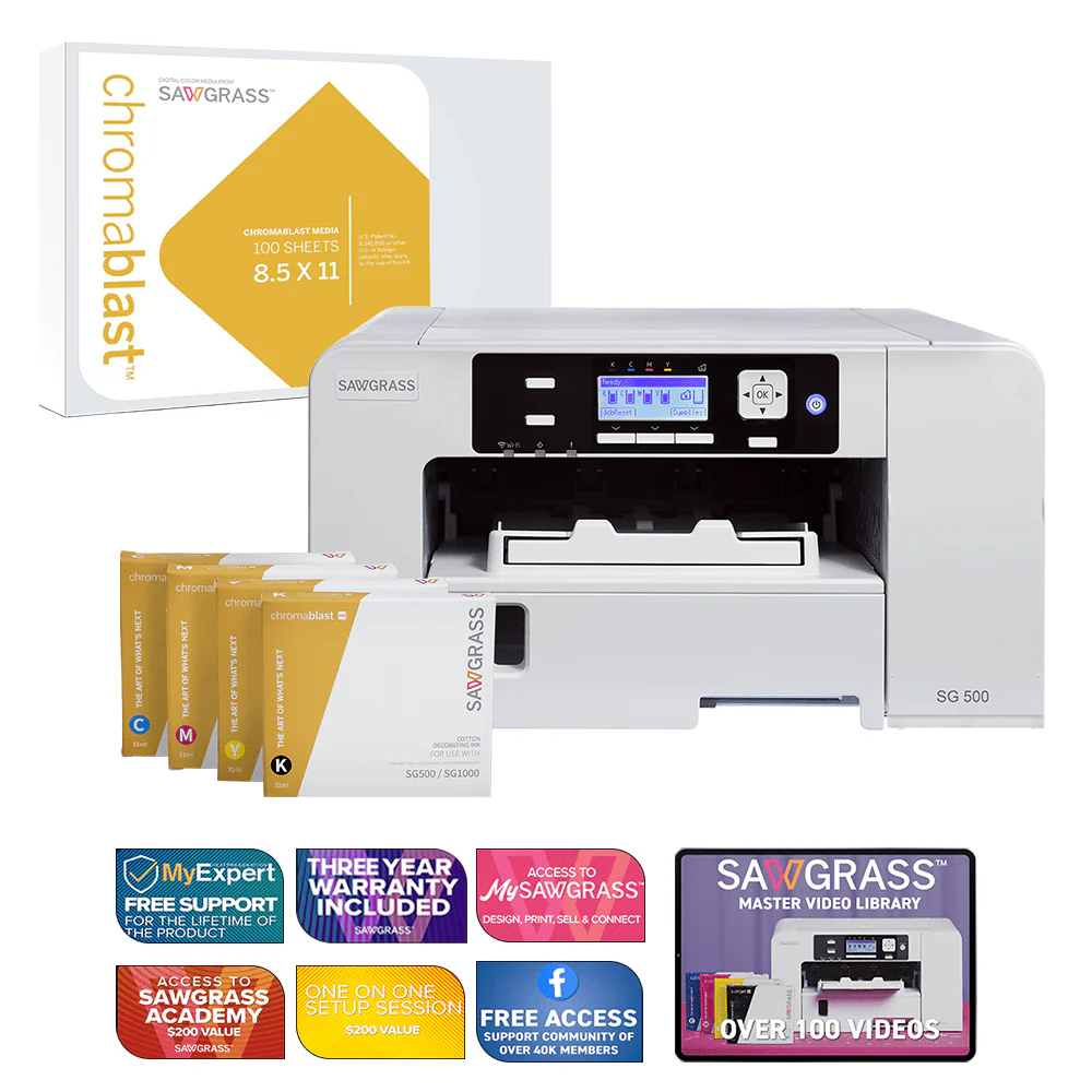 Sawgrass ChromaBlast Virtuoso SG500 UHD Garment Decorating System