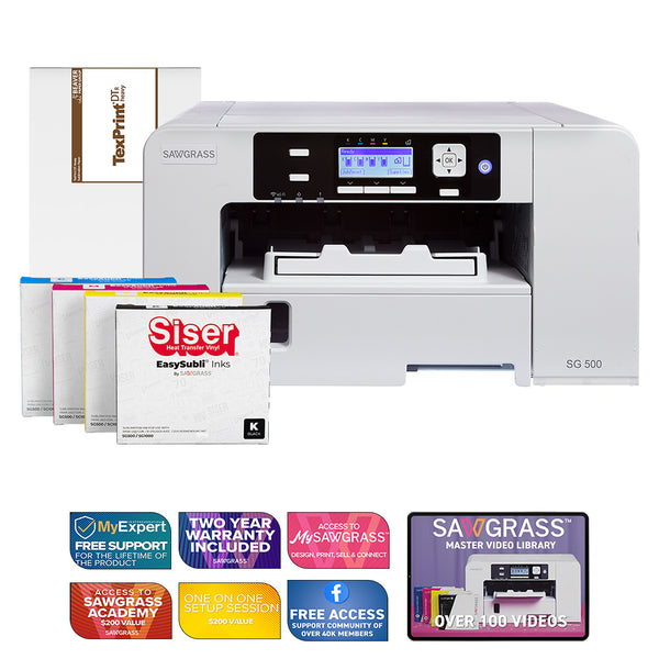 Sawgrass Virtuoso SG500 Complete Siser EasySubli Printer Kit