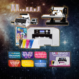 Sawgrass Virtuoso SG500 Sublijet Sublimation Printer with Signature Series 16" x 20" Swing-Away Heat Press and 8-in-1 Mug Press