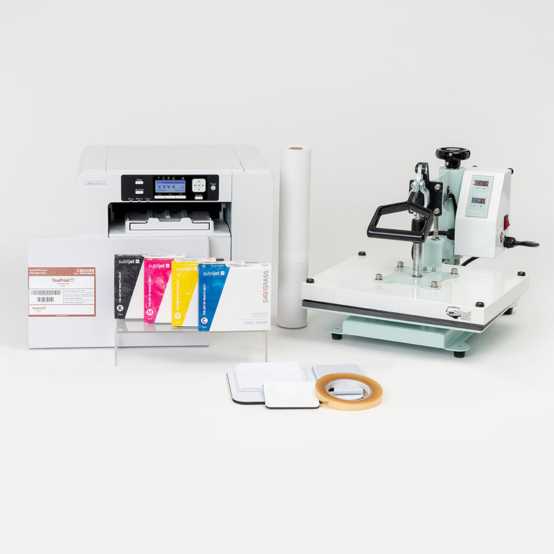 Sawgrass SG500 Sublimation Printer & CraftPro Heat Press Bundle