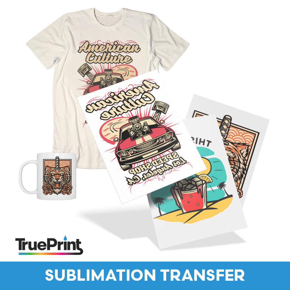HPN (Heat Press Nation) TruePrint Sublimation Custom Heat Transfers