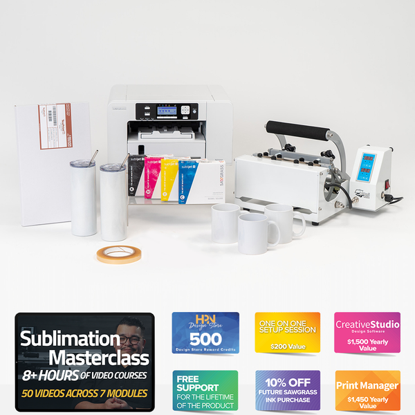 Sawgrass SG500 Sublimation Printer & CraftPro Mug Press Bundle