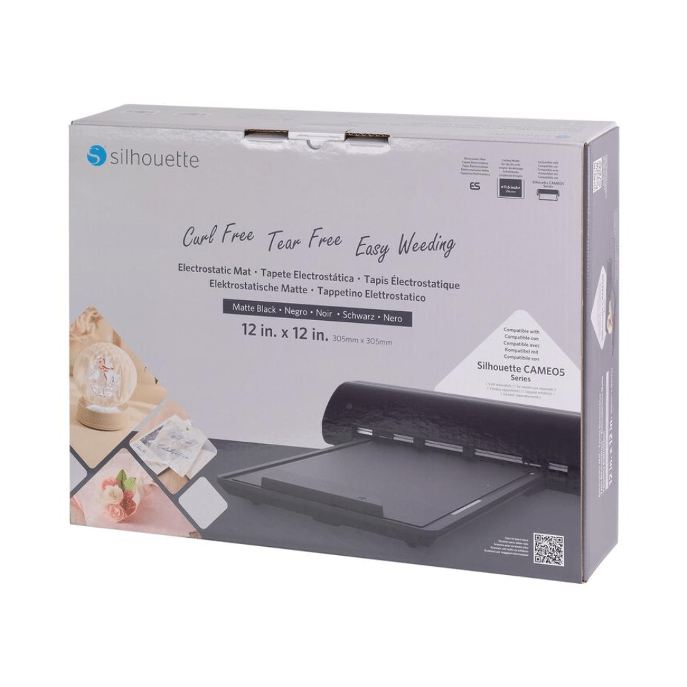 Silhouette CAMEO Electrostatic Mat Matte Black - 12 in. x 12 in