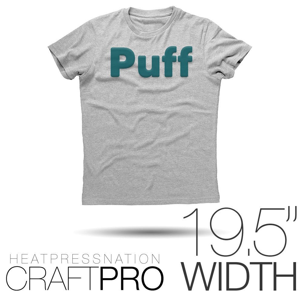 HPN CraftPro Puff Wärmeübertragungsvinyl – 19,5 Zoll x 5 Yards 