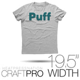 HPN CraftPro Puff Wärmeübertragungsvinyl – 19,5 Zoll x 5 Yards 