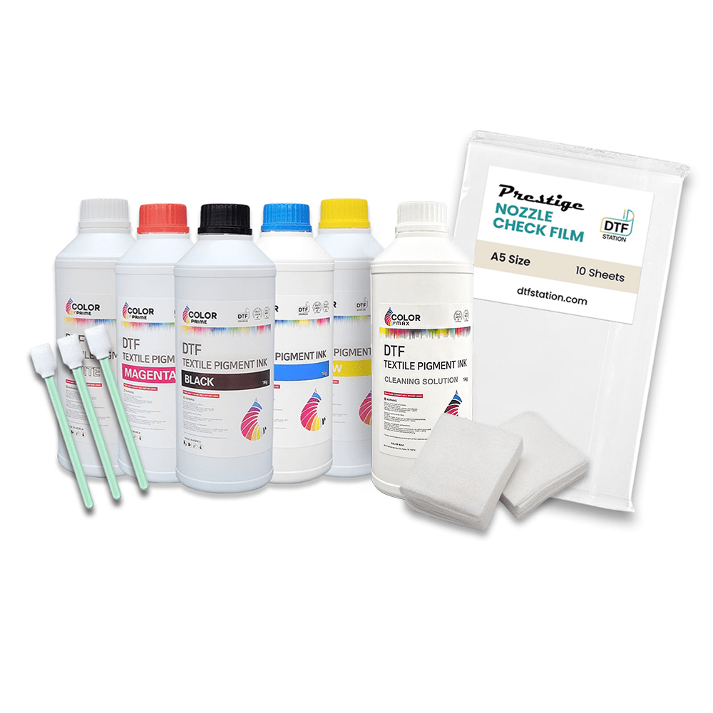 DTF Station Prestige DTF Printer Basic Supply Starter Kit - HeatPressNation