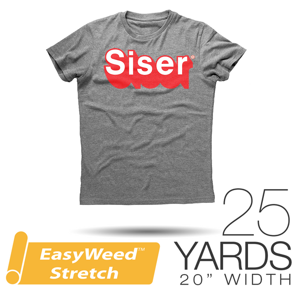 Siser EASYWEED STRETCH Heat Transfer Vinyl - 20" x 25 Yards