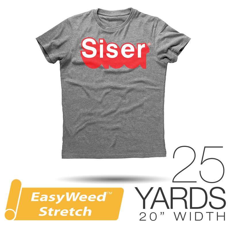 Siser EASYWEED STRETCH Heat Transfer Vinyl - 20" x 25 Yards