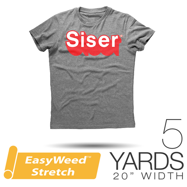 Siser EASYWEED STRETCH Heat Transfer Vinyl - 20" x 5 Yards