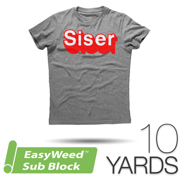 Siser EASYWEED SUB BLOCK Heat Transfer Vinyl - 15" x 10 Yards