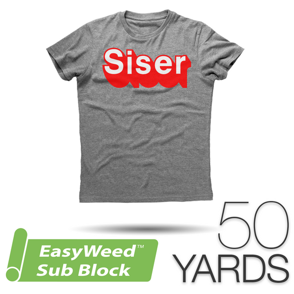 Siser EASYWEED SUB BLOCK Heat Transfer Vinyl - 15" x 50 Yards