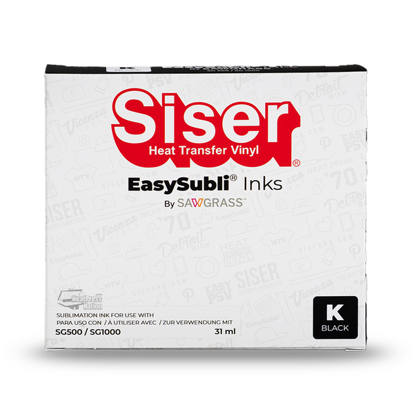 Siser EasySubli UHD Black Ink Cartridge for Sawgrass Virtuoso SG500/SG1000