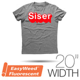 Siser EASYWEED FLUORESCENT Heat Transfer Vinyl 20" - By the Yard