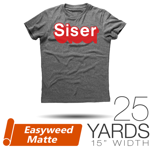 Siser EASYWEED MATTE Heat Transfer Vinyl - 15" x 25 Yards