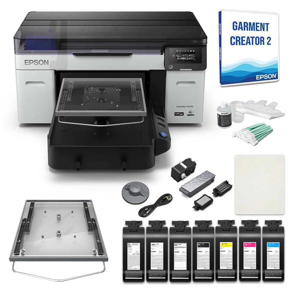 Epson SureColor F2270 DTG/DTF Hybrid Printer – HeatPressNation Epson SureColor F2270 DTG/DTF Hybrid Printer – HeatPressNation