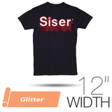 Siser Glitter Heat Transfer Vinyl 12" - By the Yard