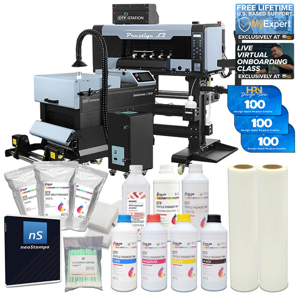 DTF Station Prestige L2 16" Printer L16R Shaker Supply Bundle