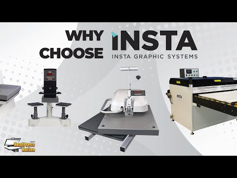 Insta Model 828 20 x 25 Automatic Swing Away Heat Press Machine