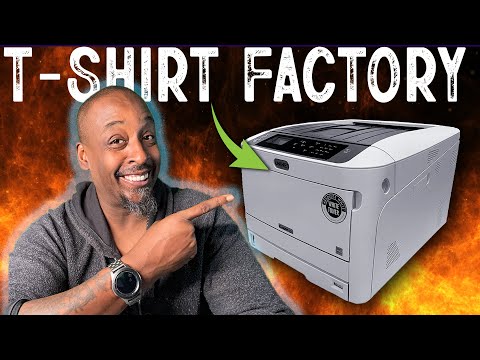 Uninet IColor 650 White Toner DTF Printer with IColor ProRIP, SmartCUT Software, and Masterclass