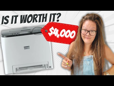 Uninet IColor 560 White Toner DTF Printer with IColor ProRIP, SmartCUT Software, and White Toner Master Class