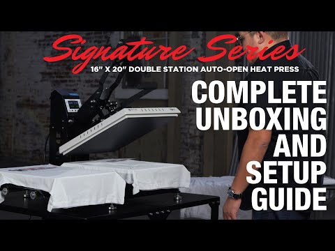HPN Signature Series 16 x 20 Double Station Auto-Open Heat Press