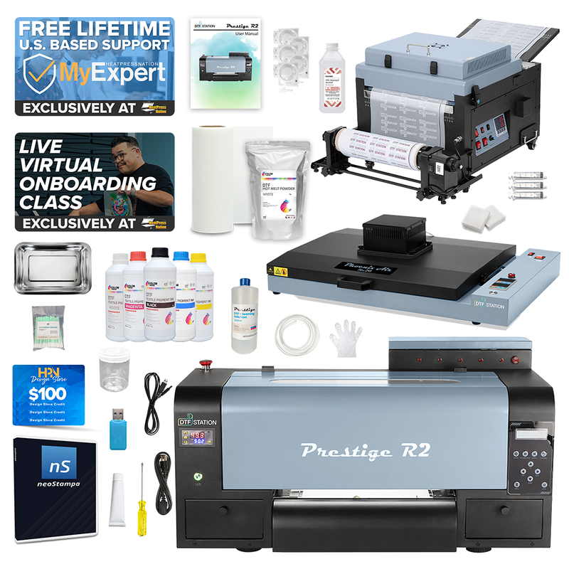 DTF Station 13" Prestige R2 Curing Oven and Miro 13 Max Shaker Bundle