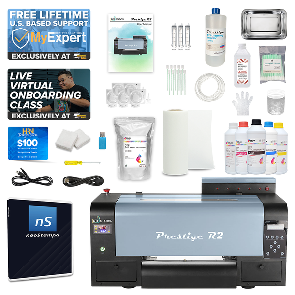 DTF Station Prestige R2 13" DTF Printer with Ink, Film, and Supplies