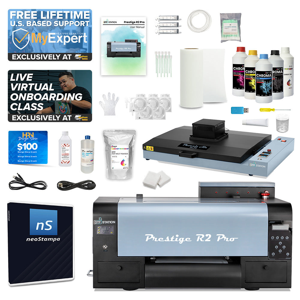 DTF Station Prestige R2 Pro 13" Curing Oven Bundle