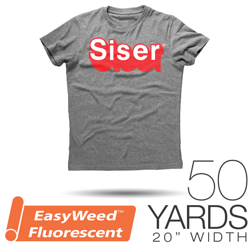 Siser EASYWEED FLUORESCENT Heat Transfer Vinyl - 20" x 50 Yards
