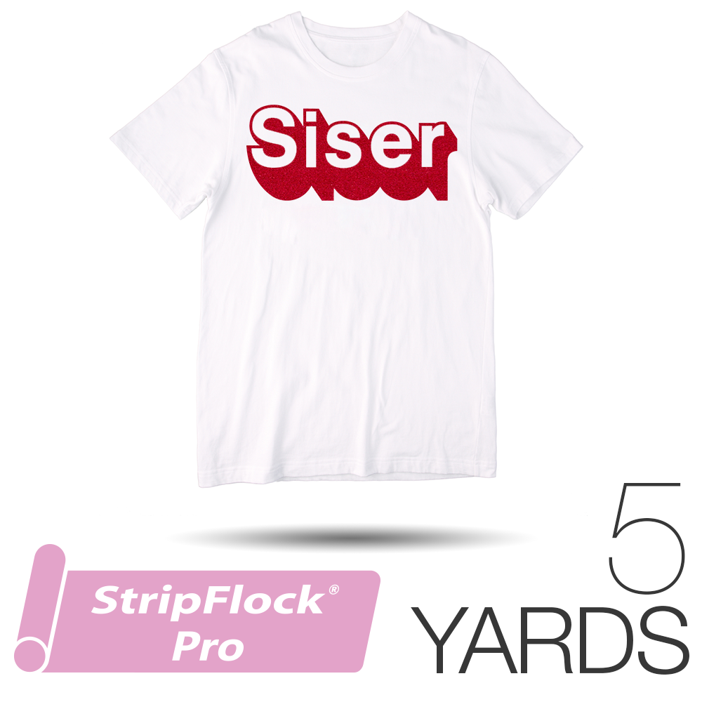 Siser STRIPFLOCK PRO Heat Transfer Material - 15" x 5 Yard Roll