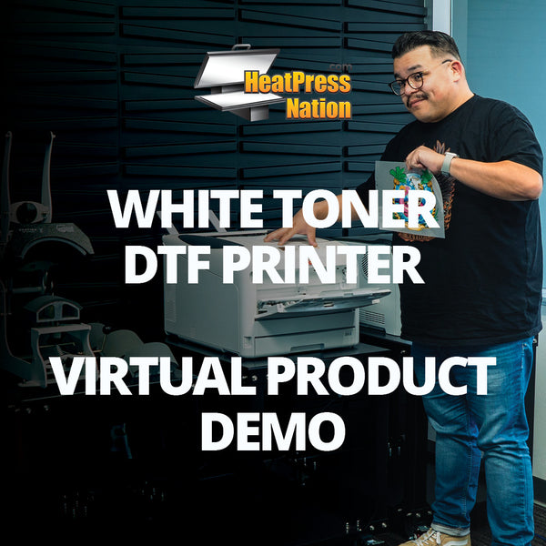 White Toner DTF Printer Virtual Sales Demo