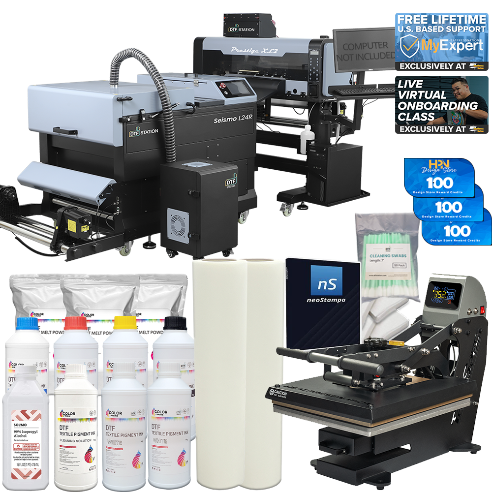 DTF Station Prestige XL2 24" Printer with L24R Shaker Bundle