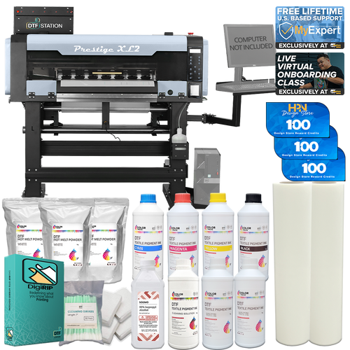 DTF Station Prestige XL2 24" Printer with Supply Bundle