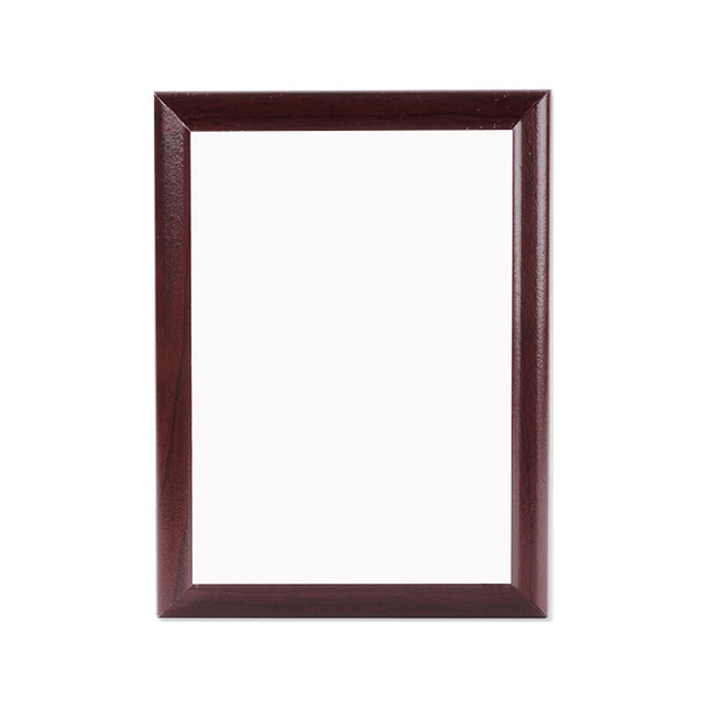 Unisub 8" x 10" Cherry Sublimation MDF Plaque with Ogee Edge - HeatPressNation