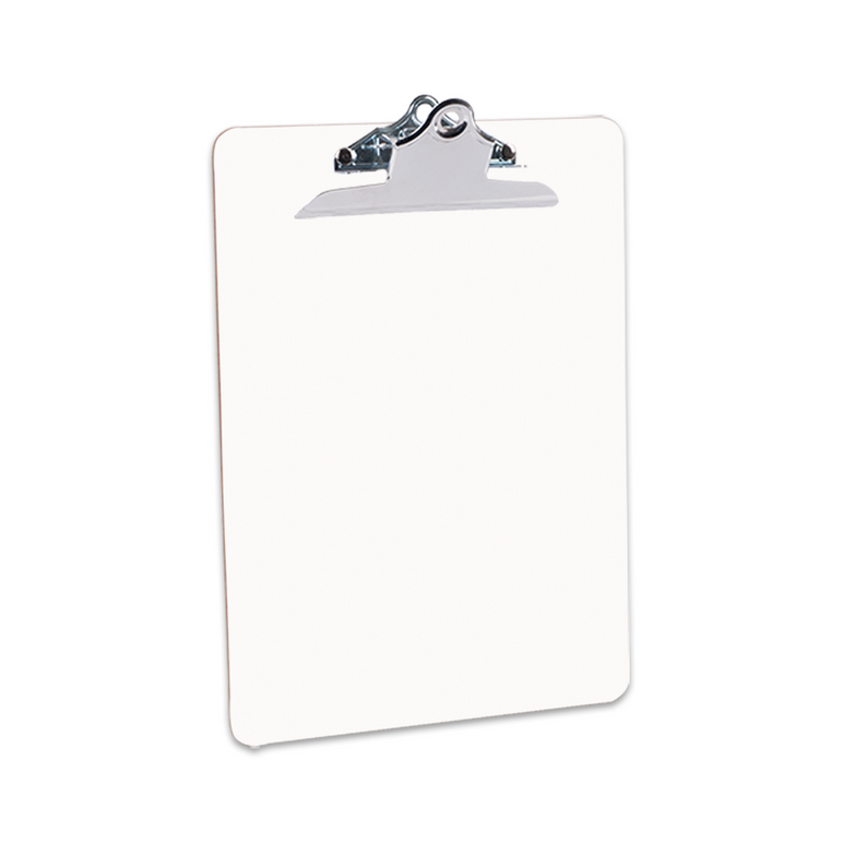 Two Sided Mini Clipboard with Flat Clip for Sublimation Printing