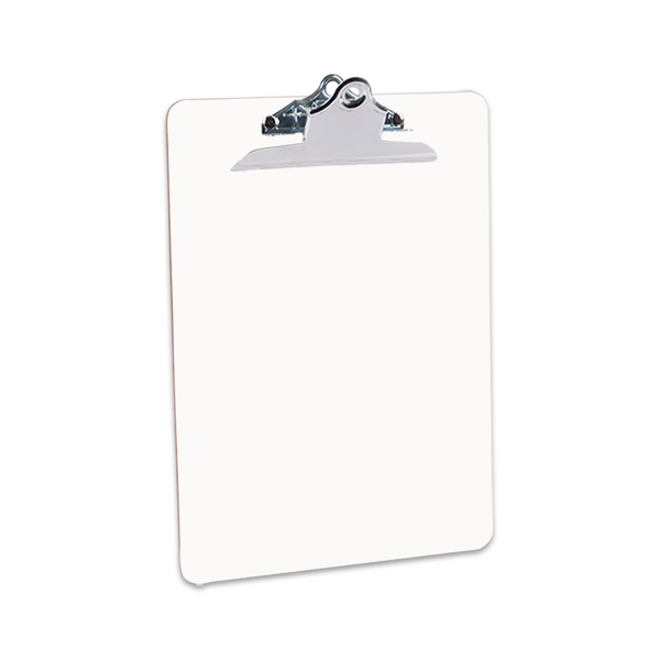 Unisub 9" x 12.5" Sublimation MDF Hardboard Clipboard with Standard Clip