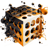Hole Cube Design