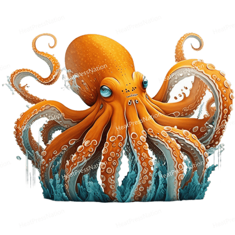 Water Octopus Design - HeatPressNation