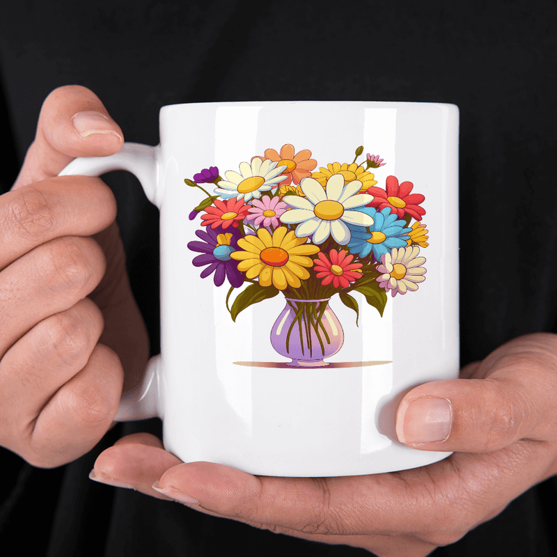 Cartoon Flower Vase Design