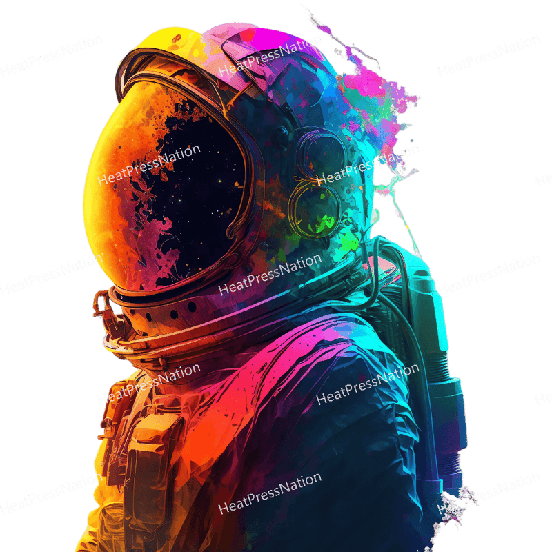 Neon Astronaut Design