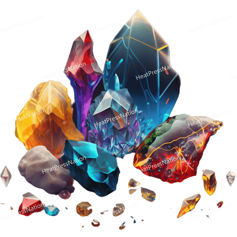 Colorful Crystals Design