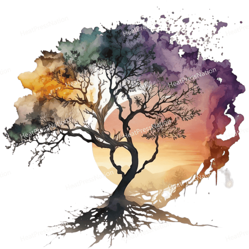 Sunset Tree Design