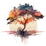 Sunrise Tree Design