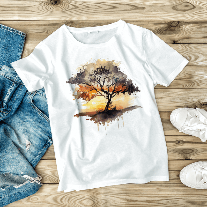 Watercolor Tree Design